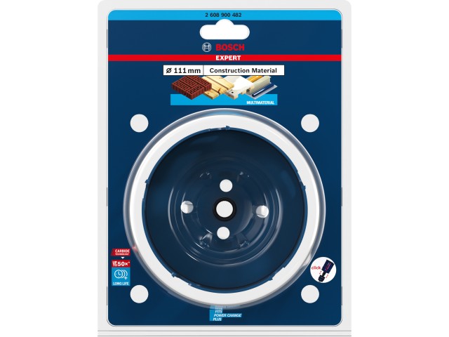 Žaga za izrezovanje lukenj Bosch EXPERT Construction Material, 111x60mm, 2608900482